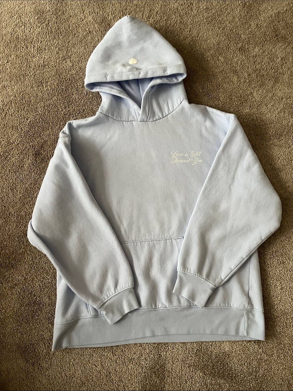 wild fable Light Gray Pullover Hoodie